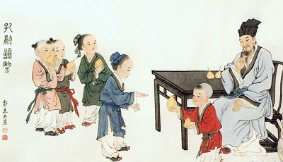 孔融让梨 
