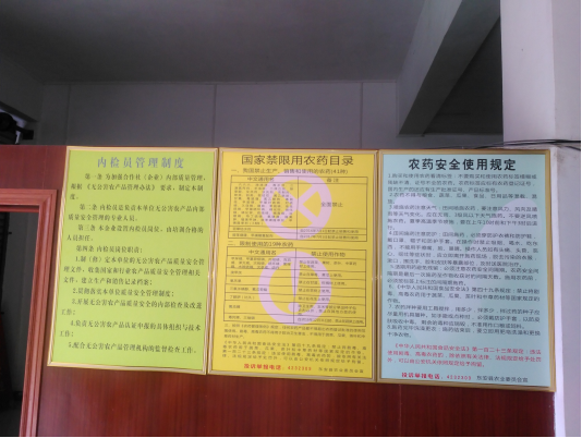 认证企业无公害农产品管理制度 