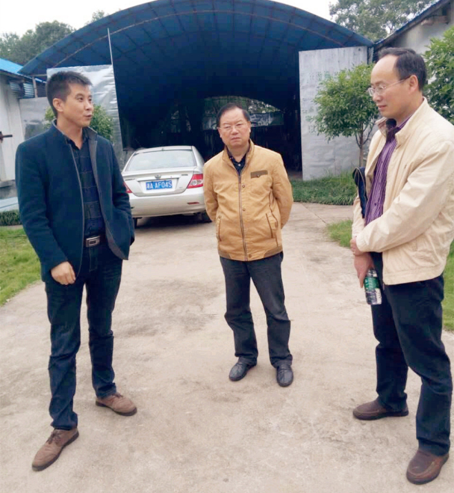 省绿办对“农大哥”现场检查