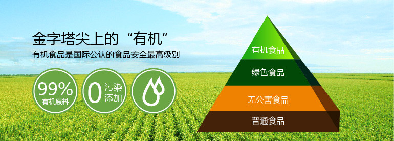 有机食品是国际公认的食品安全最高级别