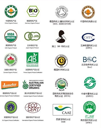全球各国有机食品标识