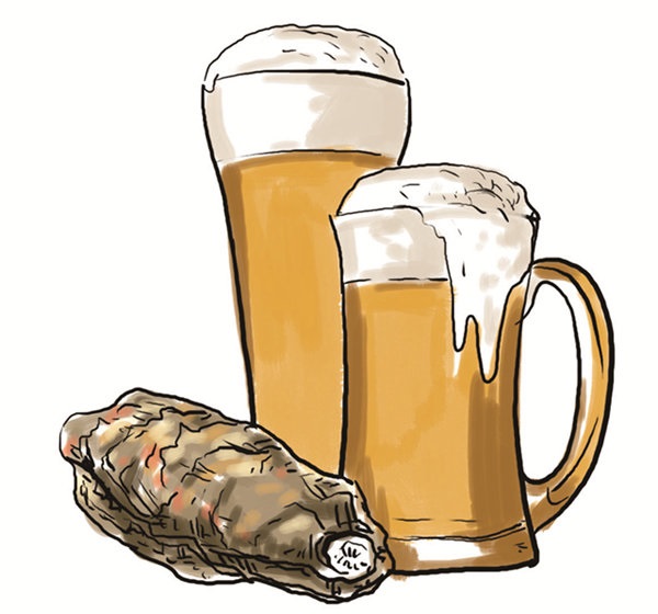 生蚝不能配啤酒？