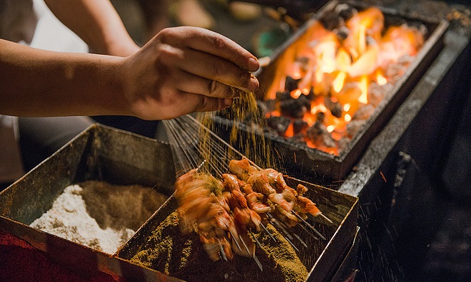 烤肉串小吃