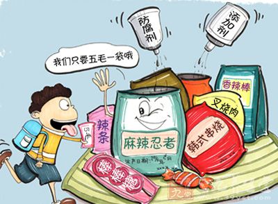 学校周边流动商贩兜售5毛零食