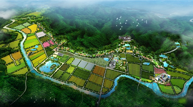 映象麓山鸟瞰图